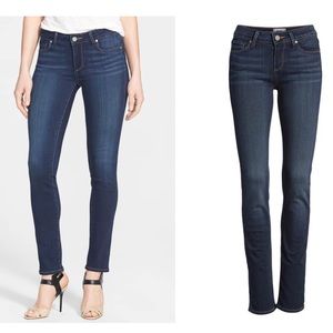 Paige Skyline skinny dark wash like new condition.